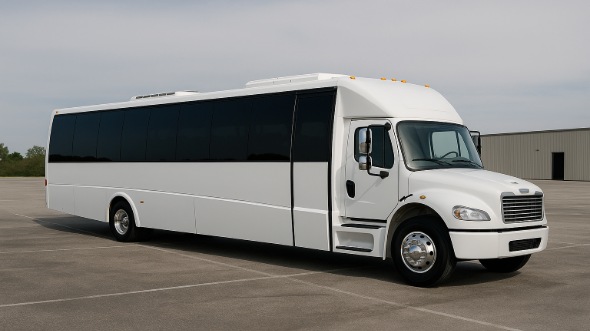 Exterior of Waco Party Bus Company's 25 Passenger Mini Bus in Waco