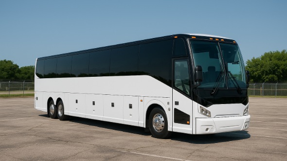 Exterior of Waco Party Bus Company's 40 Passenger Party Bus in Georgetown