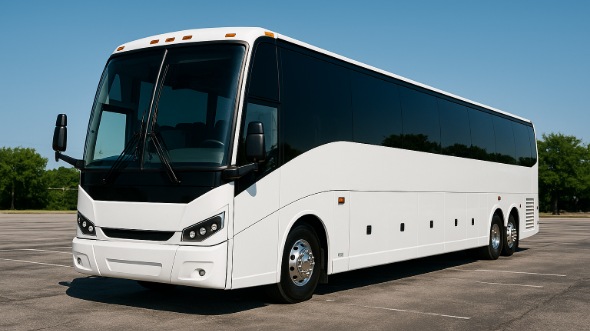 Exterior of Waco Party Bus Company's 40 Passenger Party Bus in Round Rock