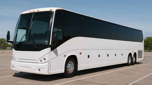 Exterior of Waco Party Bus Company's 50 Passenger Party Bus in DeSoto